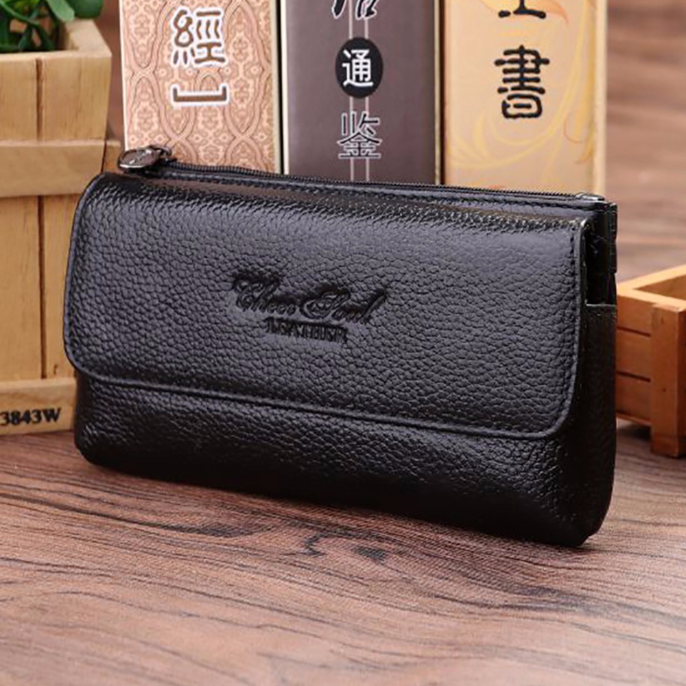 Leather Work Bag - Men Fanny Waist Pack Belt Hip