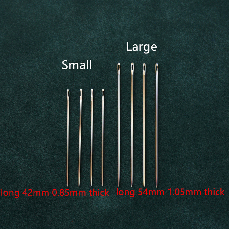 6Pcs DIY May Kim Mắt Lớn Cùn K - đánh giá và giá Leather Needle Harness