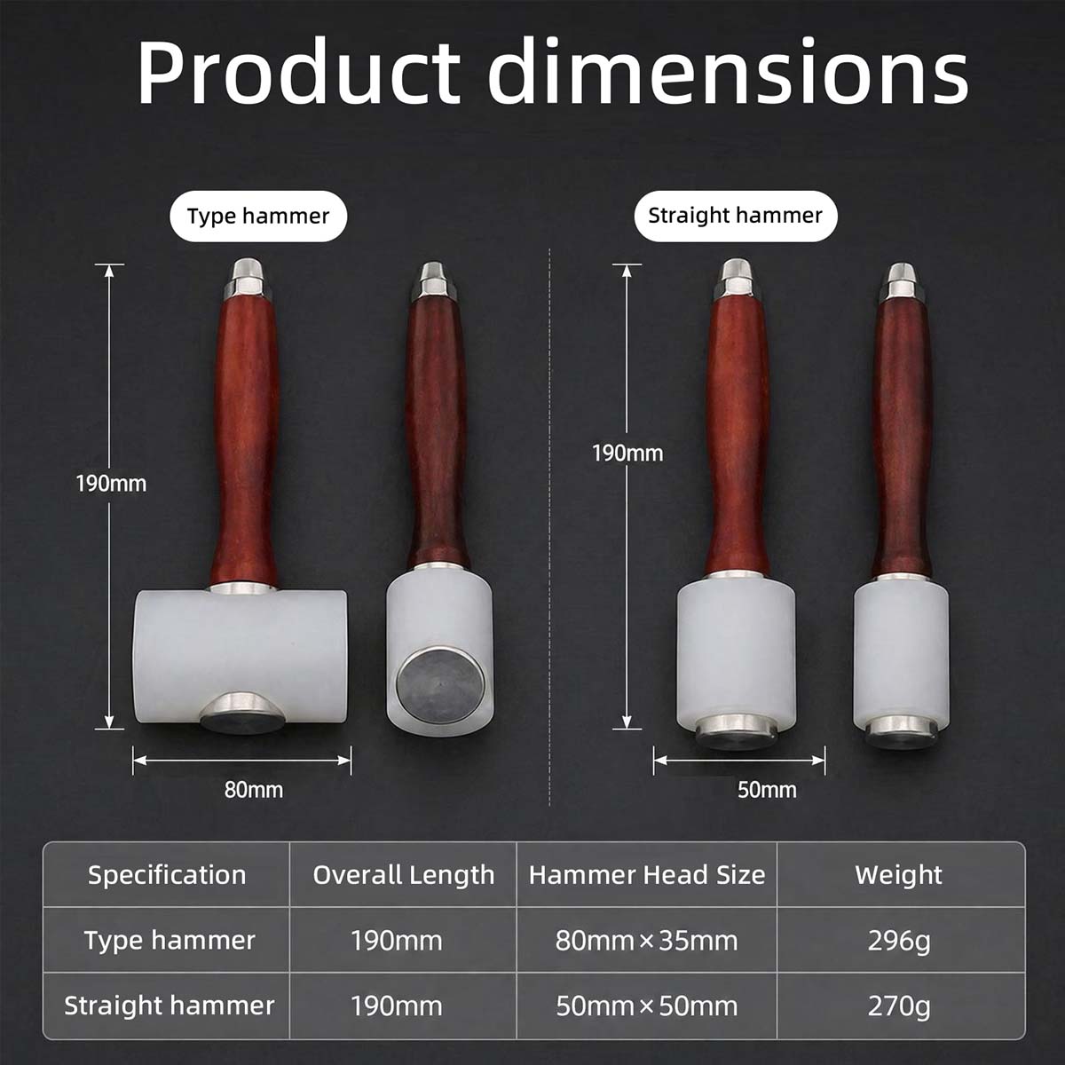 Nylon Leather Carving Hammer D - đánh giá và giá Leatherwork Hammer