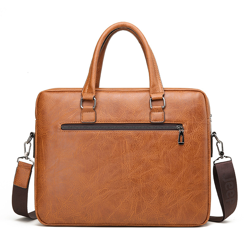 Luxury Brand Man Business Brie - đánh giá và giá Leather Work Bag