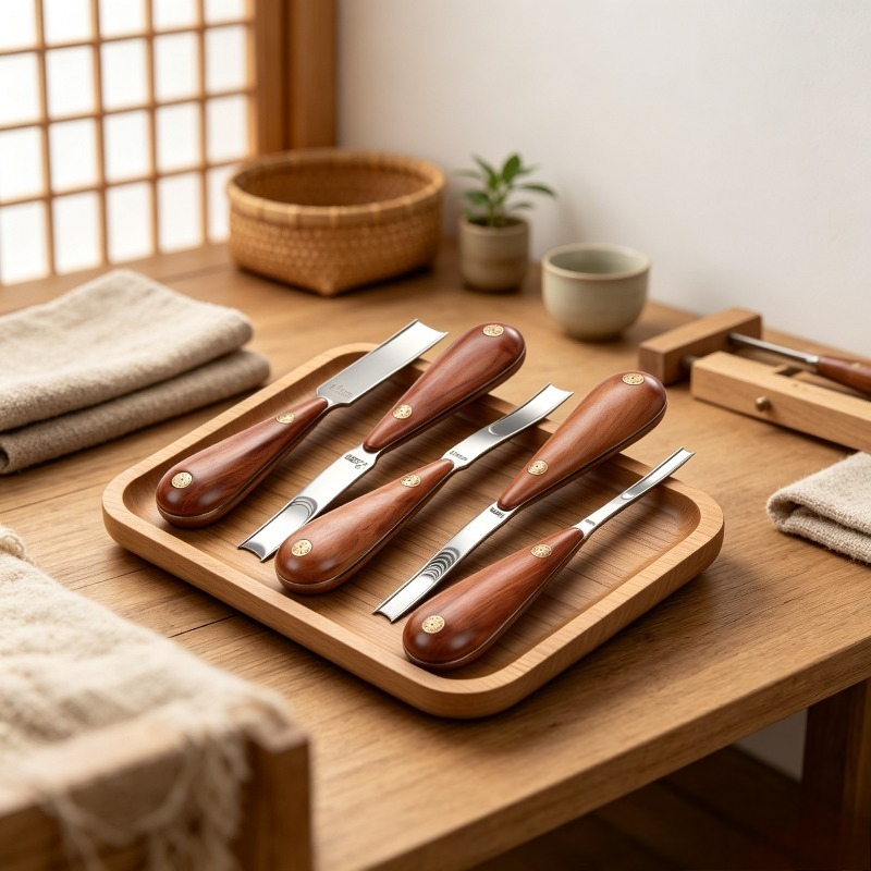 Wide Rosewood Skiving Knife, L - đánh giá và giá Leather Edge Beveler