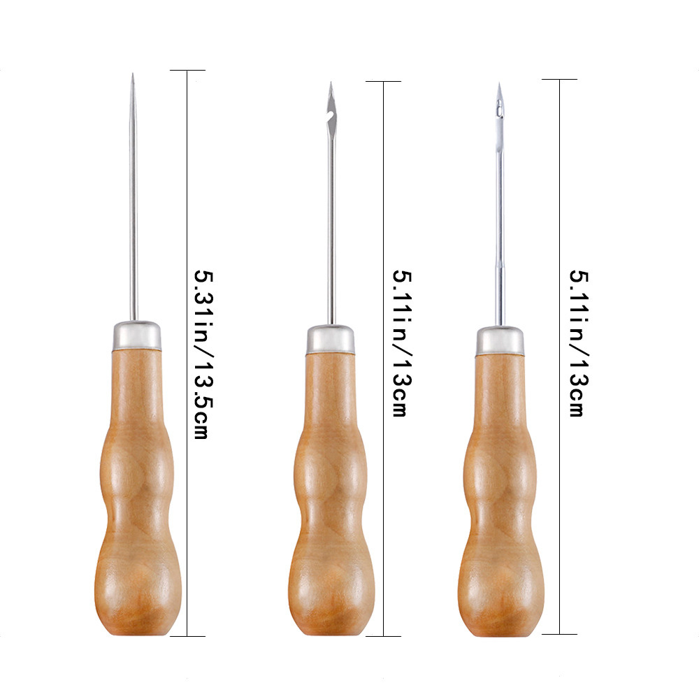 Leather Awl Wood Handle Awls S - đánh giá và giá Leatherwork Repairs