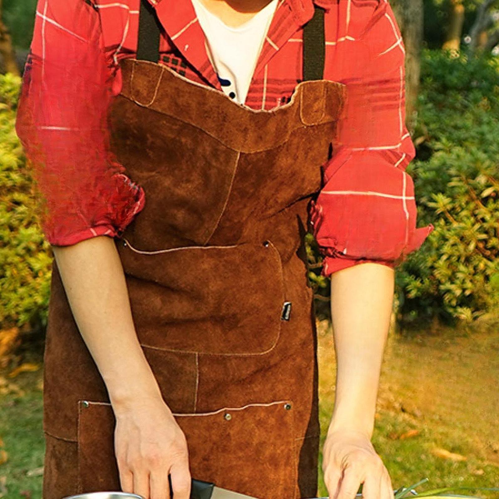 Welding Work Apron Wear Resist - đánh giá và giá Leather Work Japan