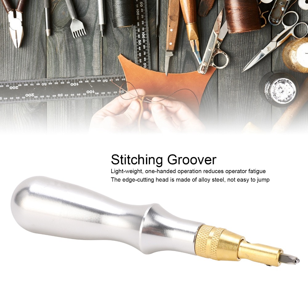 7pcs Aluminum Handle Stitching - đánh giá và giá Leather Edge Beveler