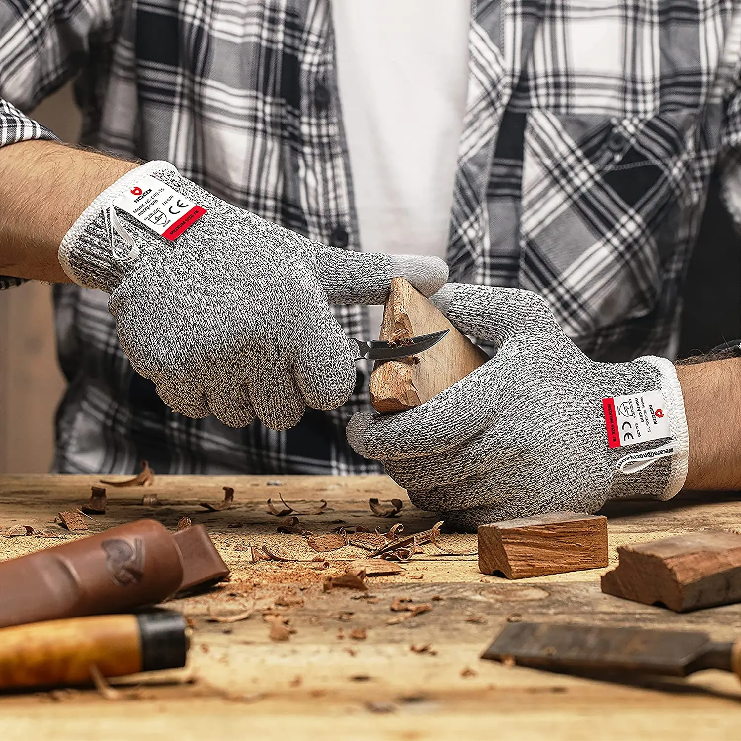 Cut Resistant Gloves Level 5 w - đánh giá và giá Leatherworking Leveling