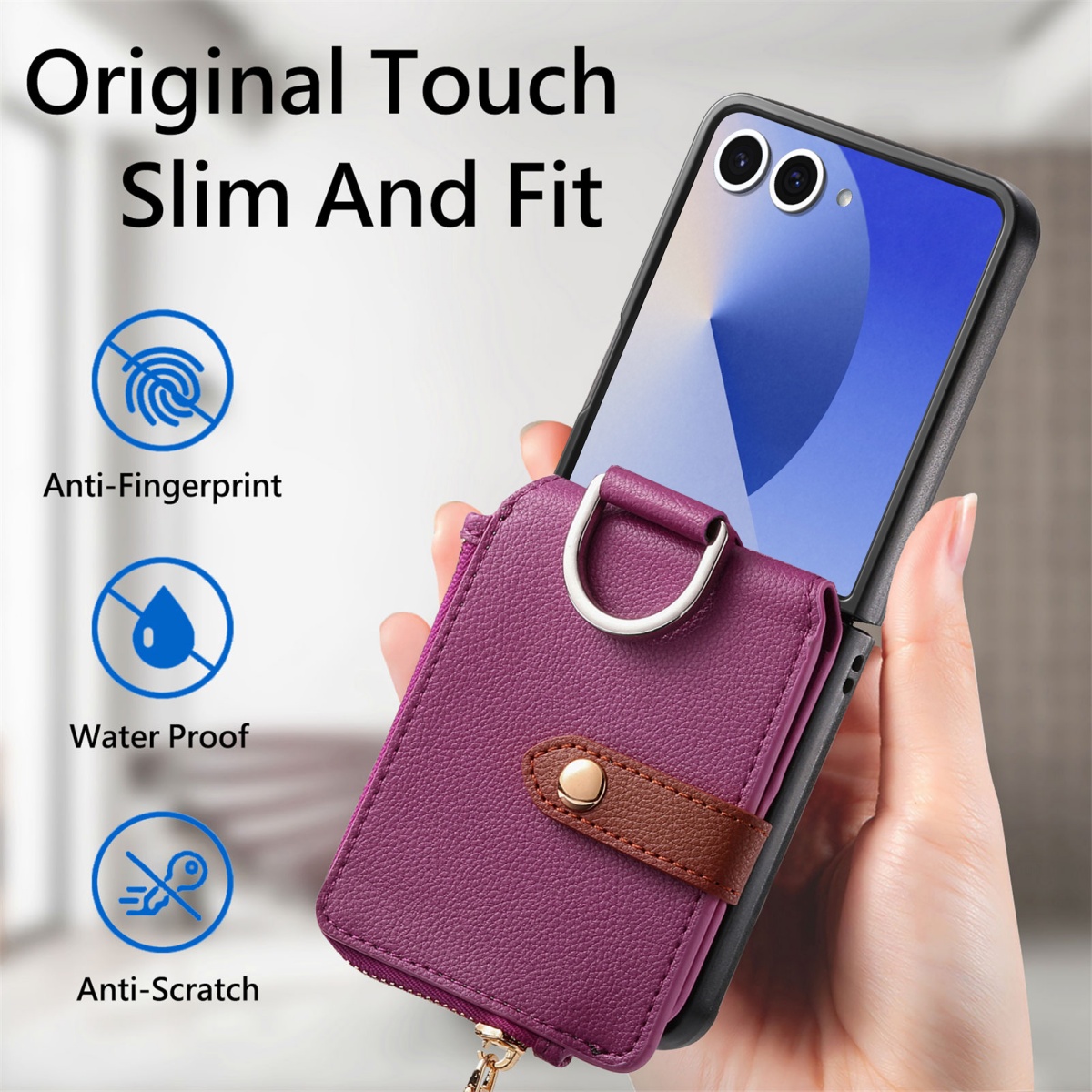 Luxury Card Holder Phone Case  - đánh giá và giá Leatherwork Wallet