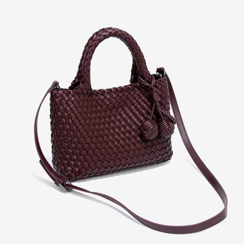 Woven Shopper Bag Fashionable  - đánh giá và giá Leatherwork Wallet