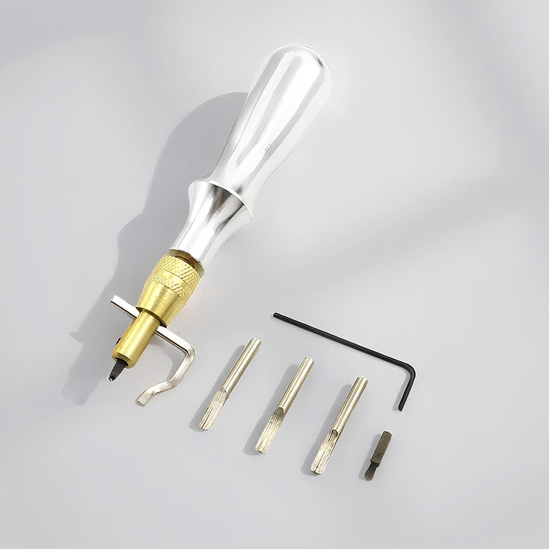 1Set Metal Adjustable Leather  - đánh giá và giá Leather Edge Beveler