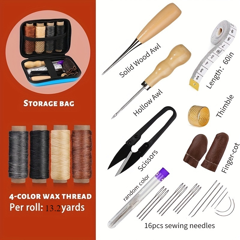 Leather Sewing Kit, Leather Re - đánh giá và giá Leatherwork Hammer