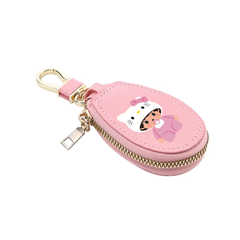 1pcs MONCHHICHI Leather Zipper - đánh giá và giá Leatherwork Wallet