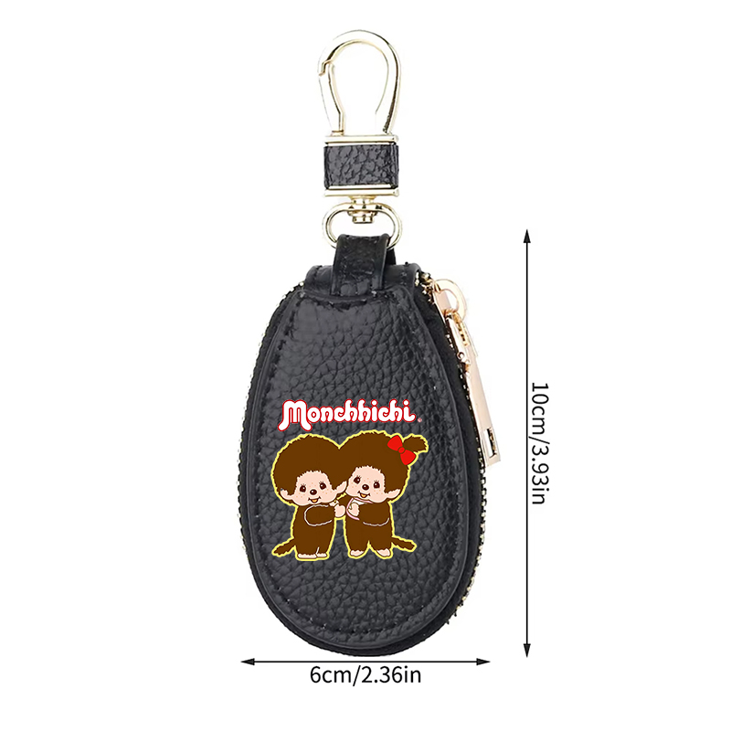1pcs MONCHHICHI Leather Zipper - đánh giá và giá Leatherwork Wallet