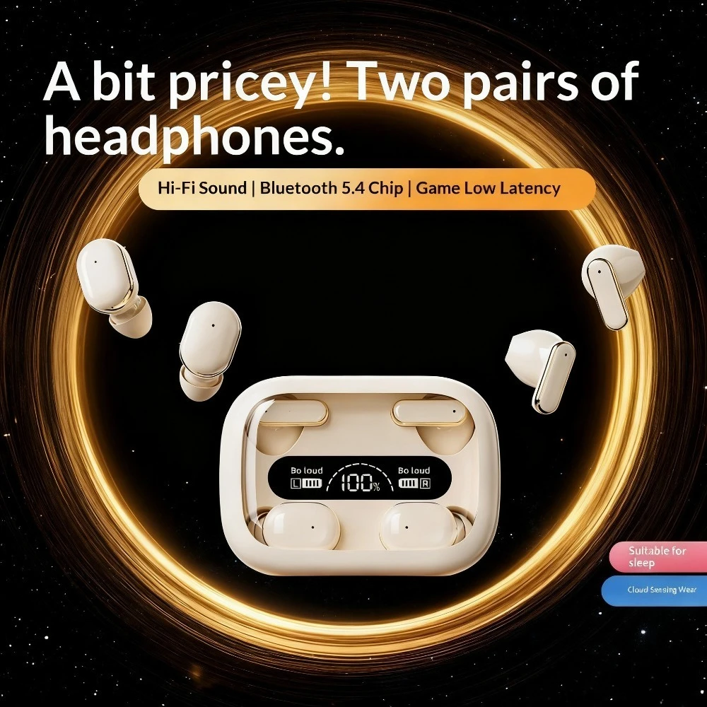Wireless Earbuds Noise Cancell - đánh giá và giá Leatherworking Leveling
