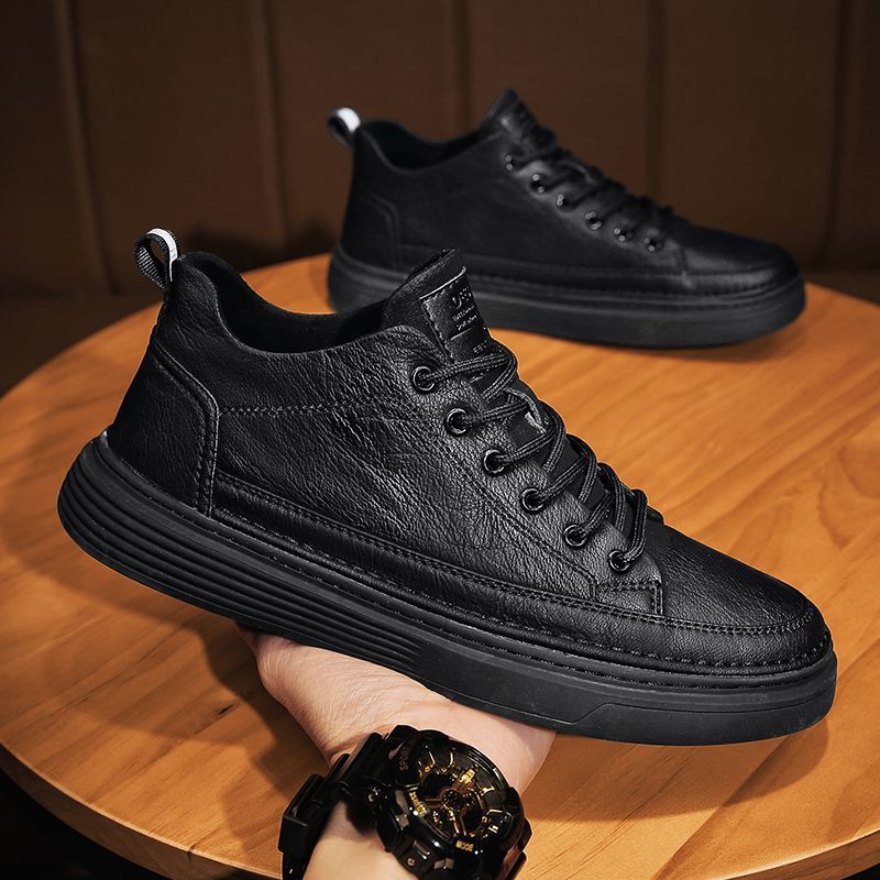 Casual leather shoes 2025 Spri - đánh giá và giá Leatherworking Leveling