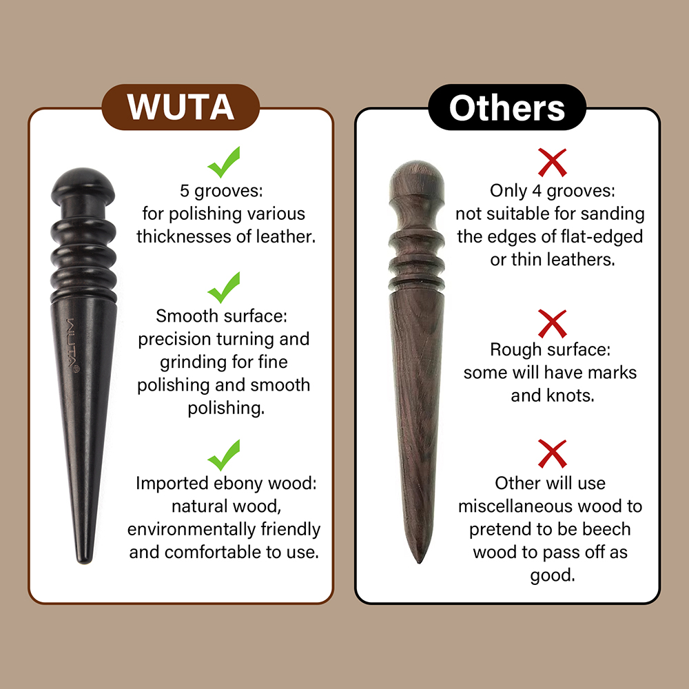 WUTA 1PC Pro Leather Edge Burn - đánh giá và giá Leatherwork Hammer